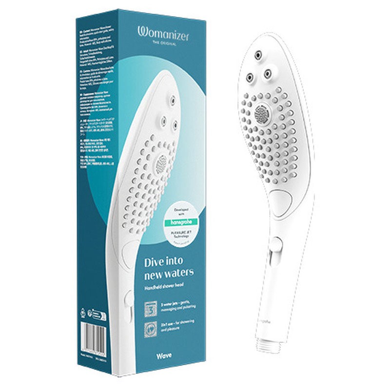 WOMANIZER WAVE CABEZAL DE DUCHA ESTIMULADOR DE CLÍTORIS WOMANIZER WAVE CABEZAL DE DUCHA ESTIMULADOR DE CLÍTORIS