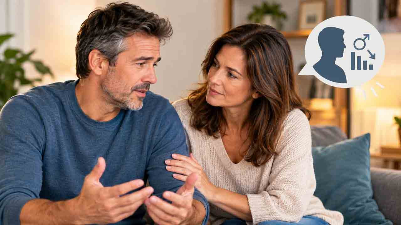 💬 Andropausia en Pareja: Cómo Hablarlo Sin Que Se Vuelva un Tabú