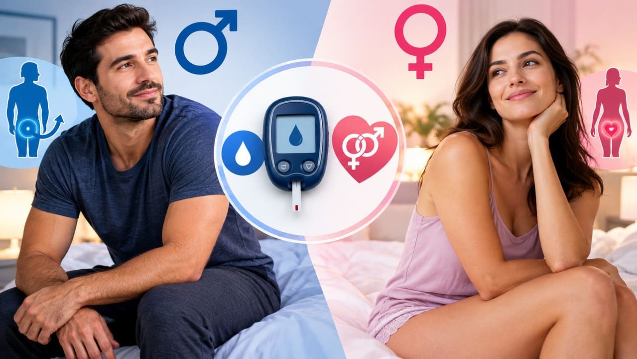 🩸 Diabetes y Sexualidad: En Hombres y en Mujeres
